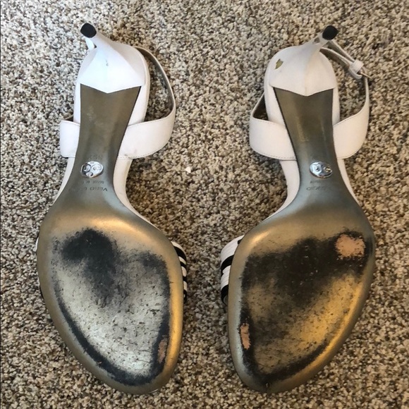 Dolce & Gabbana | Shoes | Dolce Gabbana Vero Cuoio White Slingbacks | Poshmark